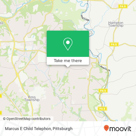 Mapa de Marcus E Child Telephon