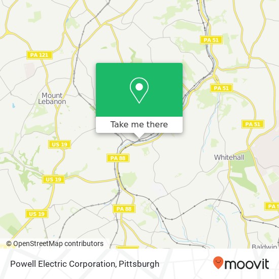 Mapa de Powell Electric Corporation