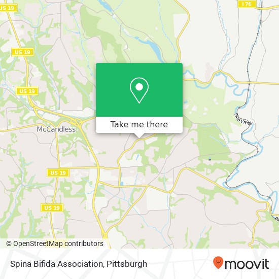 Spina Bifida Association map