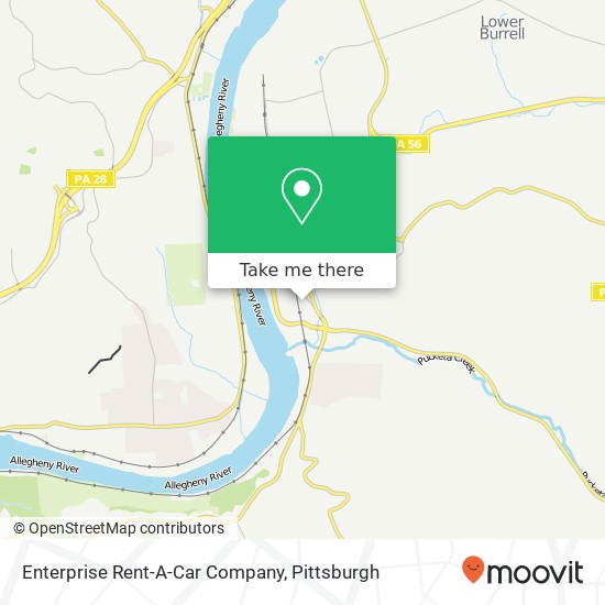 Enterprise Rent-A-Car Company map