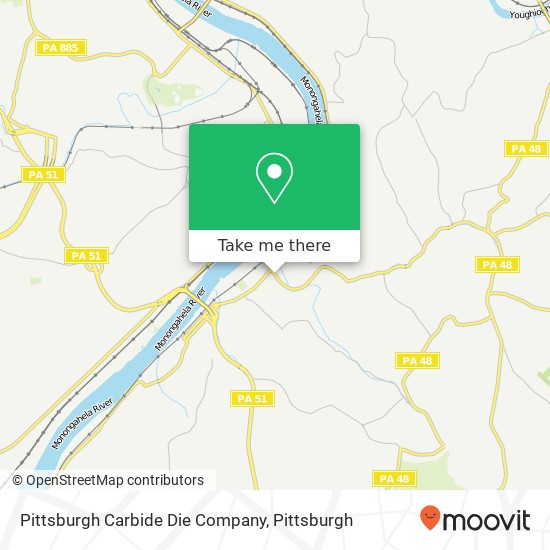 Pittsburgh Carbide Die Company map