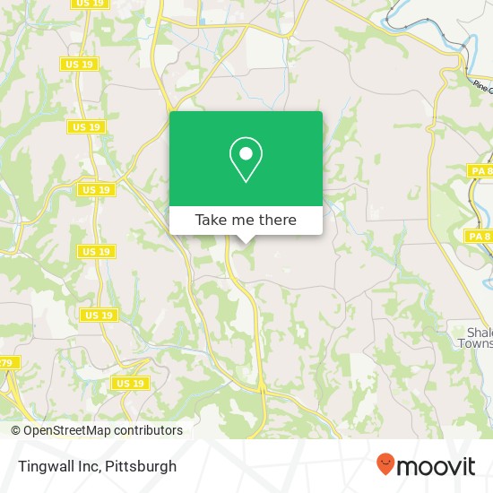 Tingwall Inc map
