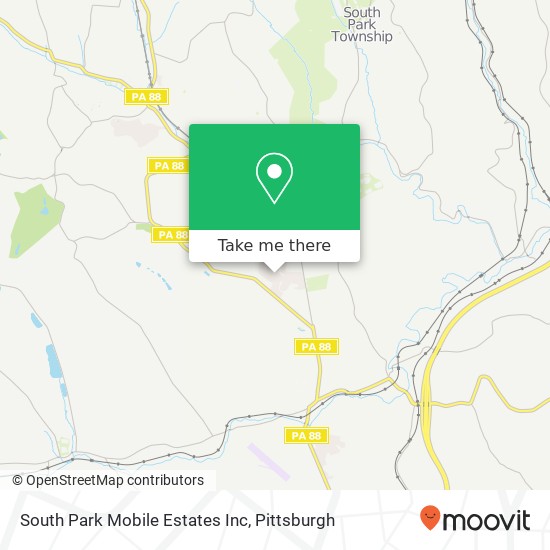 South Park Mobile Estates Inc map