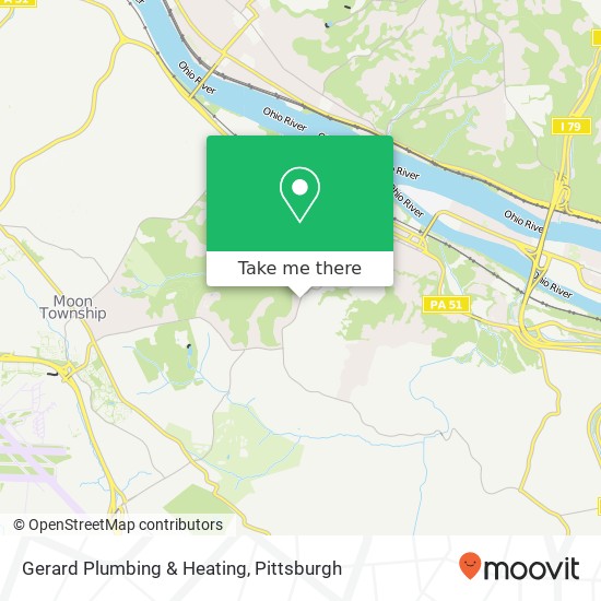 Gerard Plumbing & Heating map