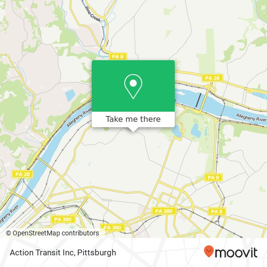 Mapa de Action Transit Inc