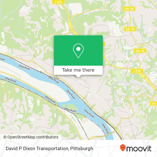 David P Dixon Transportation map