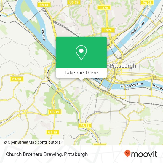 Mapa de Church Brothers Brewing