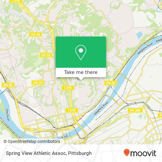 Mapa de Spring View Athletic Assoc