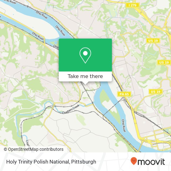 Holy Trinity Polish National map