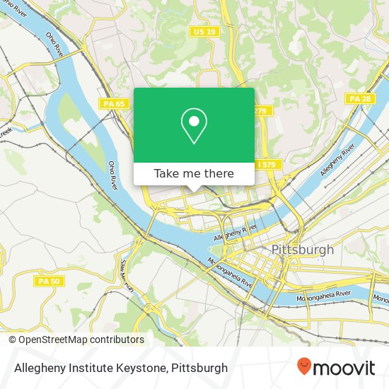 Allegheny Institute Keystone map