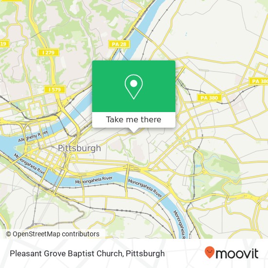 Pleasant Grove Baptist Church map