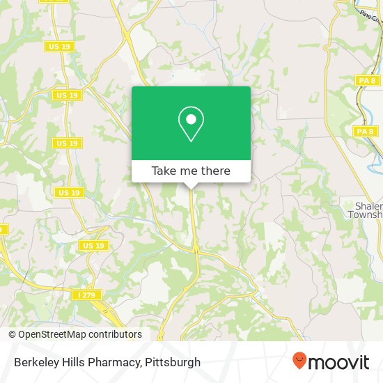 Mapa de Berkeley Hills Pharmacy