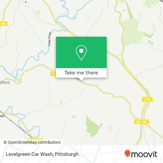 Levelgreen Car Wash map