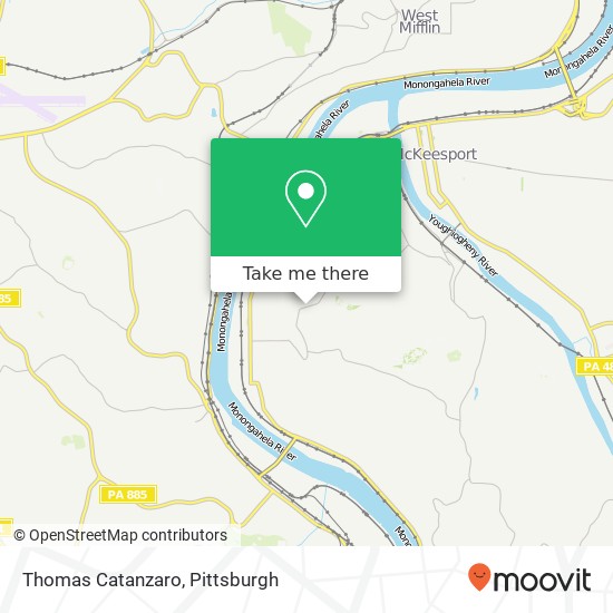 Mapa de Thomas Catanzaro