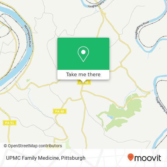 Mapa de UPMC Family Medicine