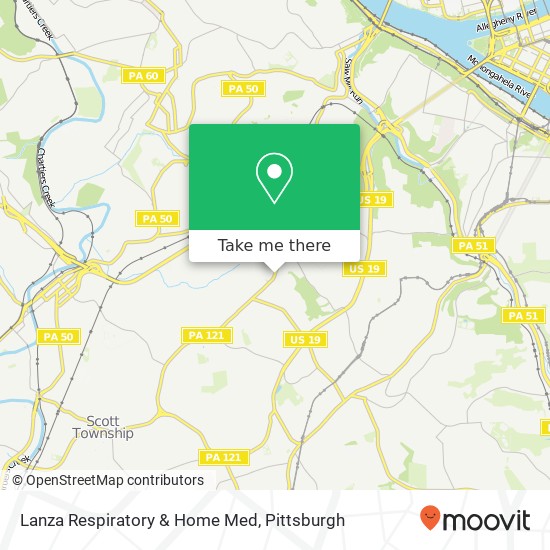 Lanza Respiratory & Home Med map