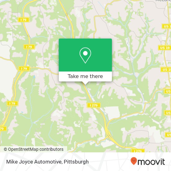 Mike Joyce Automotive map