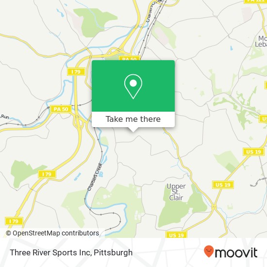 Three River Sports Inc map