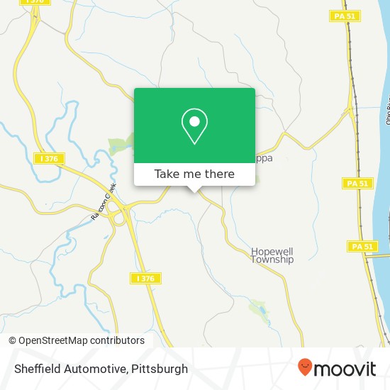 Mapa de Sheffield Automotive