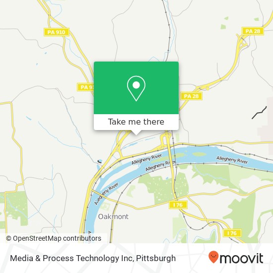 Media & Process Technology Inc map