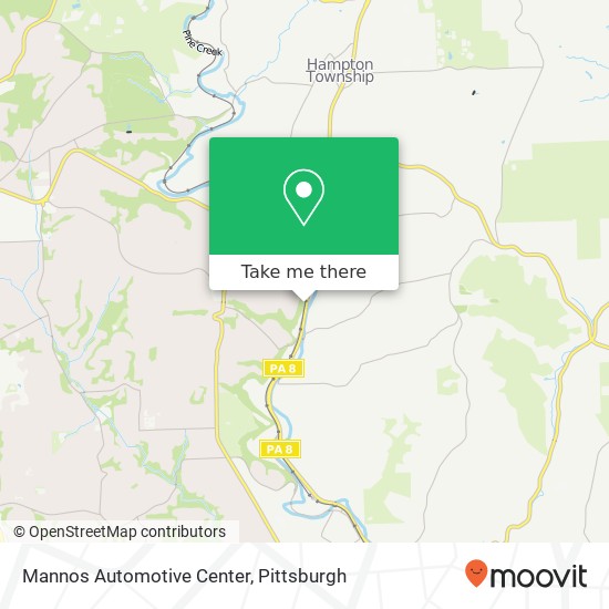 Mannos Automotive Center map