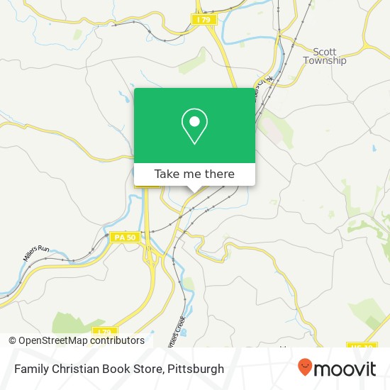 Mapa de Family Christian Book Store