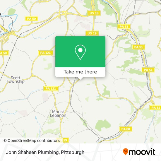 Mapa de John Shaheen Plumbing