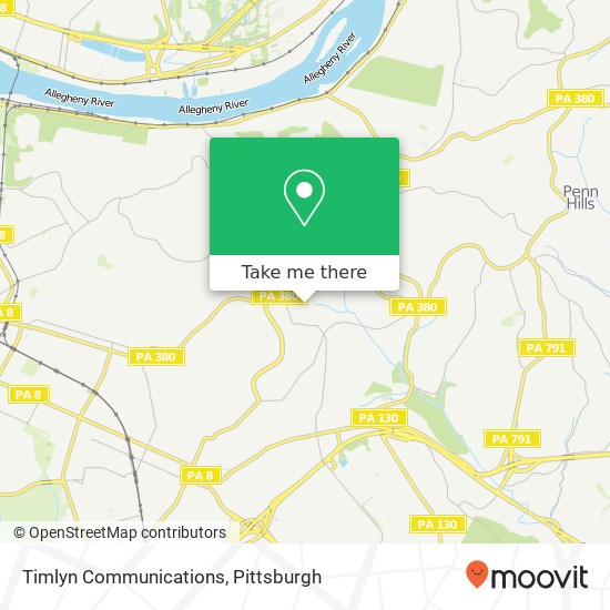 Timlyn Communications map