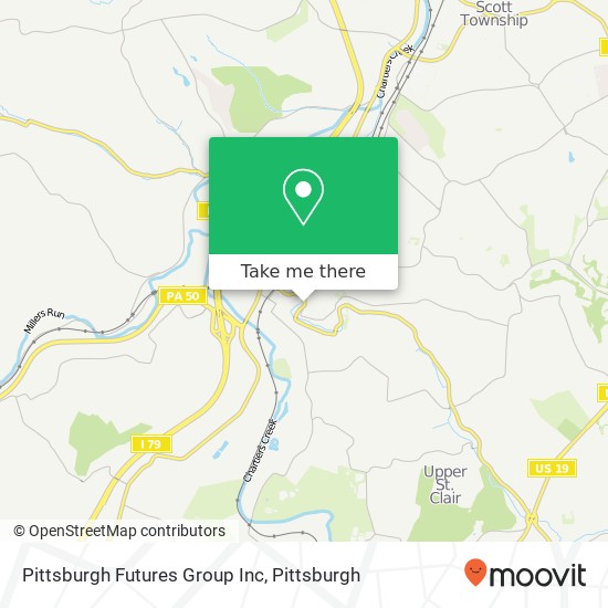 Pittsburgh Futures Group Inc map