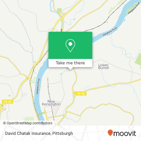 David Chatak Insurance map