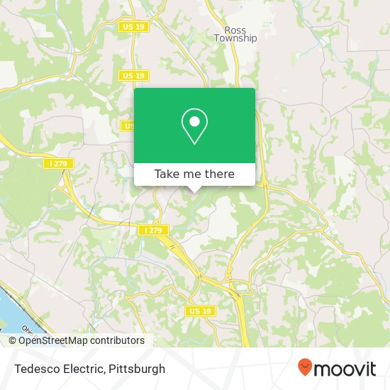 Tedesco Electric map