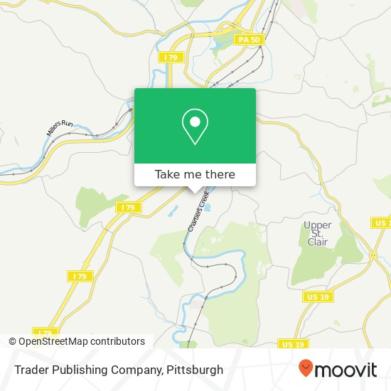 Trader Publishing Company map