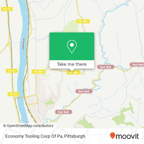 Economy Tooling Corp Of Pa map