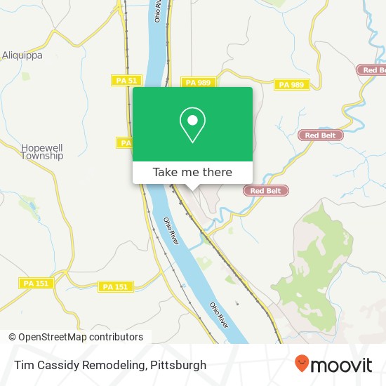 Tim Cassidy Remodeling map