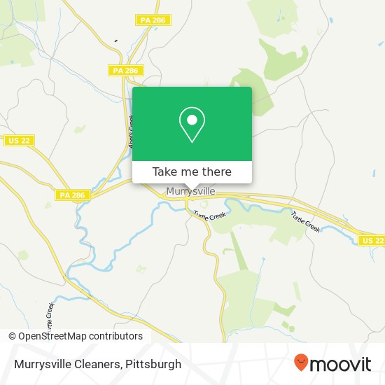 Murrysville Cleaners map