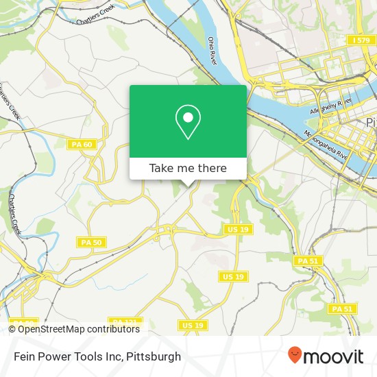 Mapa de Fein Power Tools Inc