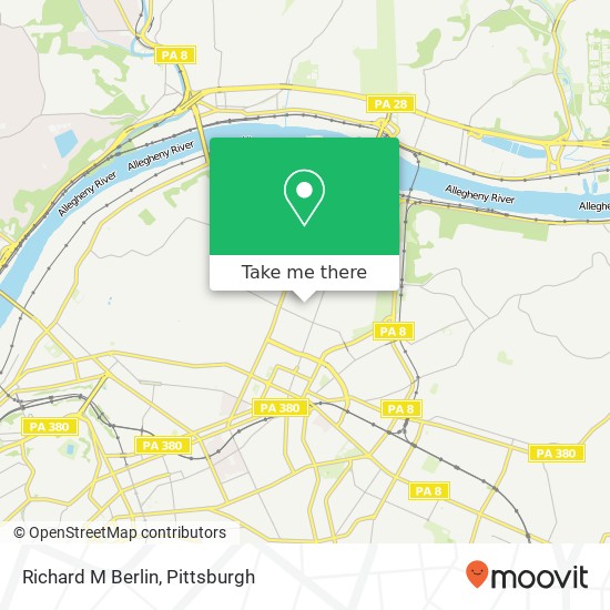 Mapa de Richard M Berlin