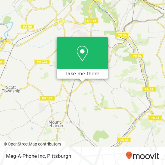 Mapa de Meg-A-Phone Inc