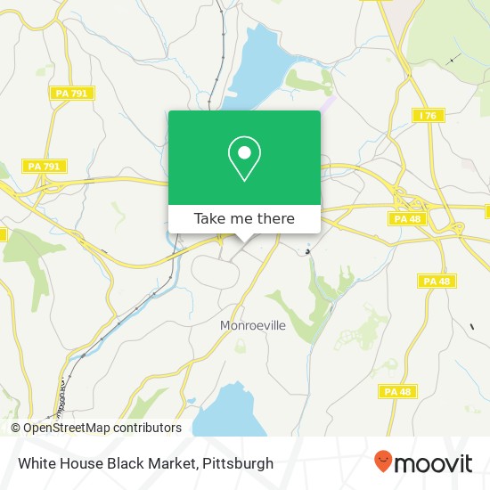 White House Black Market map