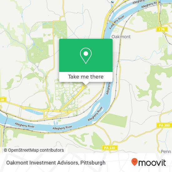 Oakmont Investment Advisors map