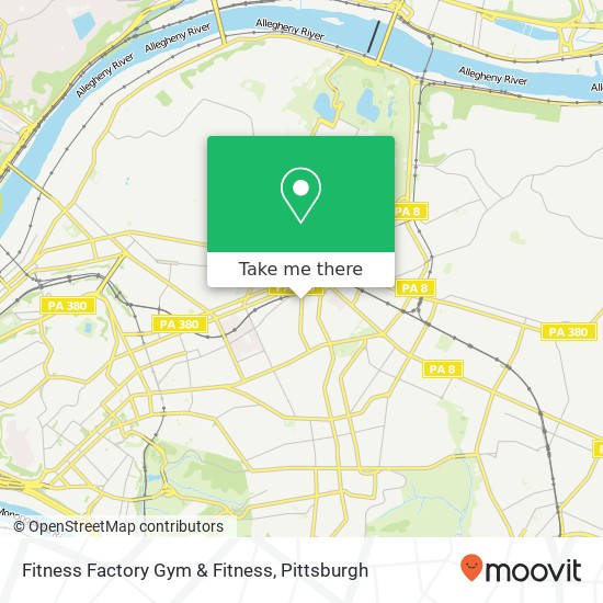 Mapa de Fitness Factory Gym & Fitness