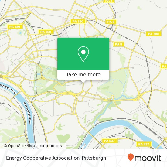 Energy Cooperative Association map