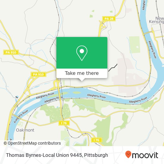 Thomas Byrnes-Local Union 9445 map