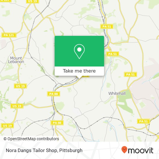 Mapa de Nora Dangs Tailor Shop