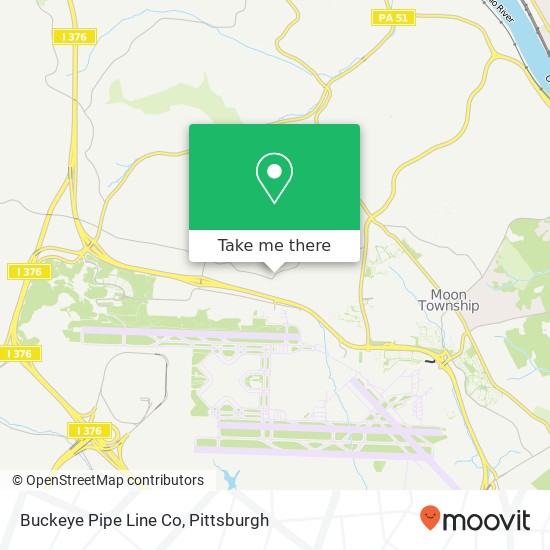 Mapa de Buckeye Pipe Line Co