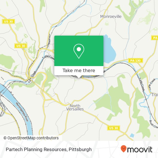 Mapa de Partech Planning Resources