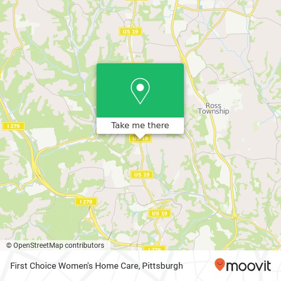 Mapa de First Choice Women's Home Care