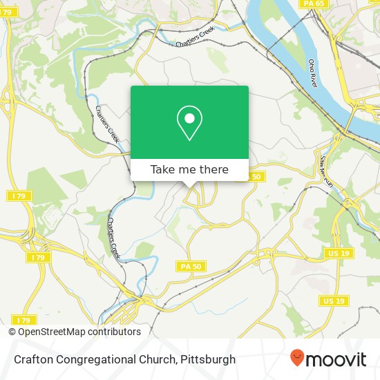 Mapa de Crafton Congregational Church