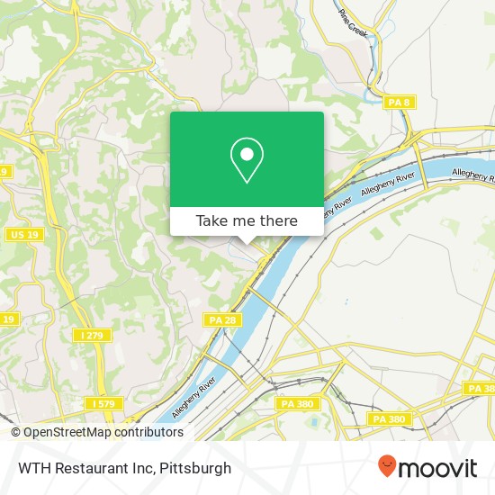 Mapa de WTH Restaurant Inc