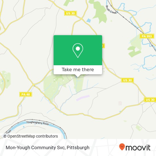 Mapa de Mon-Yough Community Svc